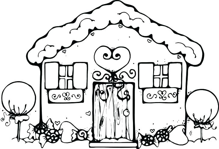 728x496 Cartoon House Colouring Pages Monster Coloring Printable For Kids