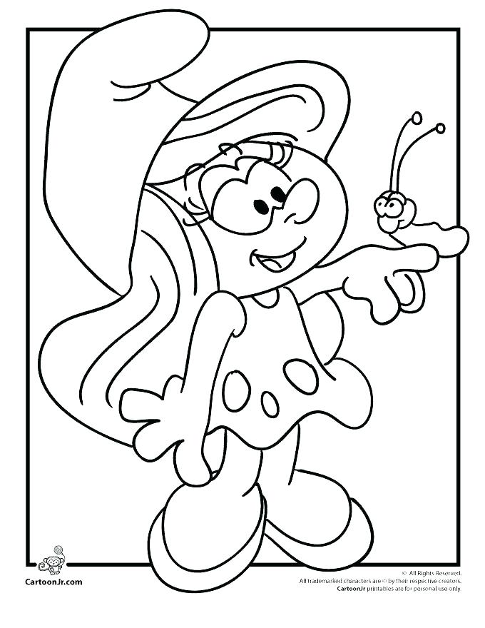680x880 Coloring Page Smurf Coloring Pages Smurfs Coloring Pages Cartoon