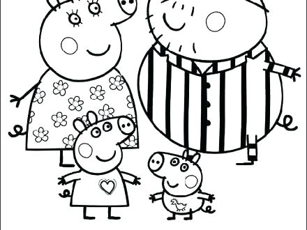 440x330 Coloring Kids Pig Coloring Pages Pig Cartoon Free Color Pages