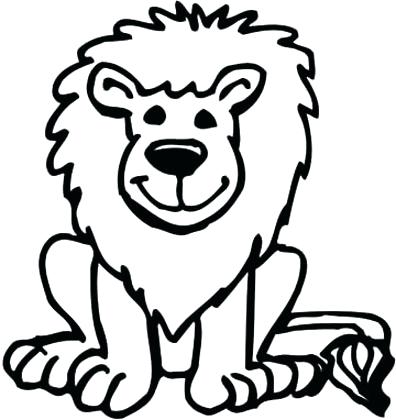 396x420 Coloring Pages Draw A Lion For Kids Terrific Coloring Pages