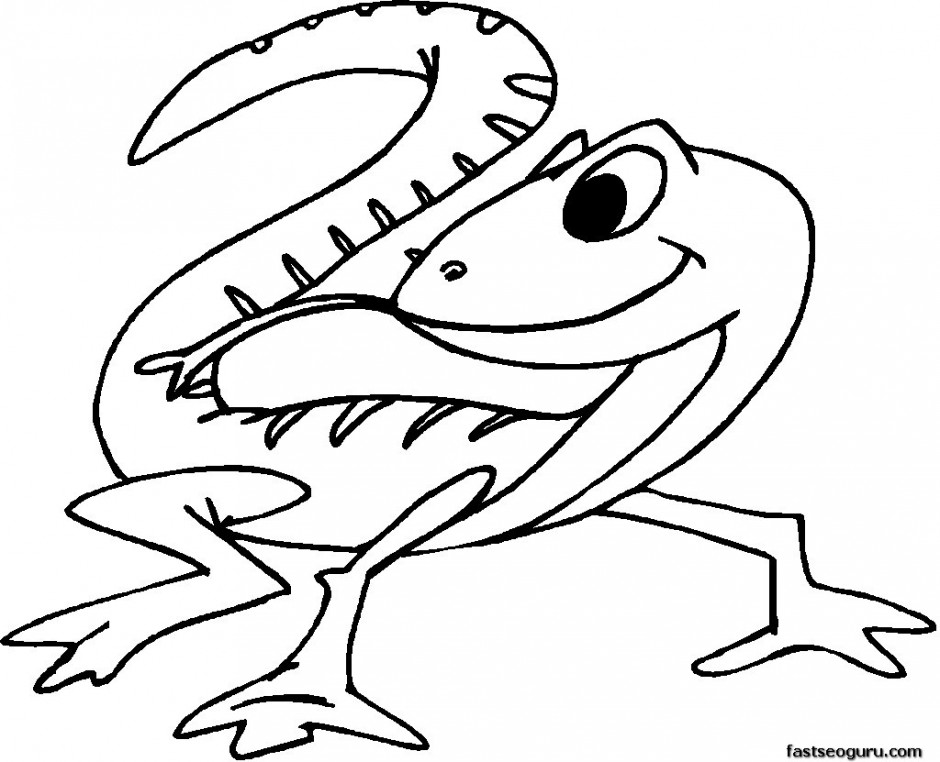 940x762 Monitor Lizard Coloring Pages Download And Print For Free