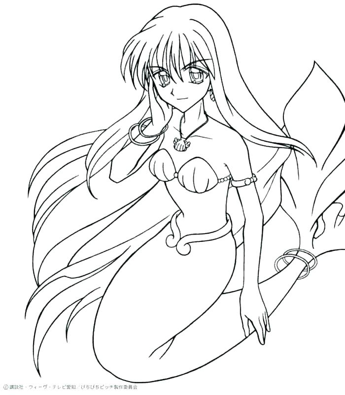 700x800 Marvellous Mermaid Melody Coloring Pages