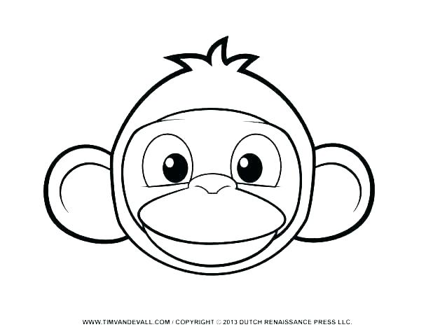 618x477 Cartoon Monkey Coloring Pages Cute Monkey Coloring Pages Coloring