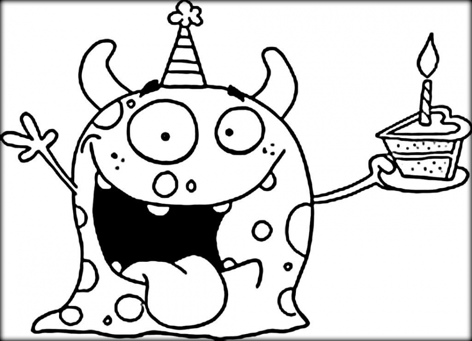 960x694 Get This Monster Coloring Pages To Print !
