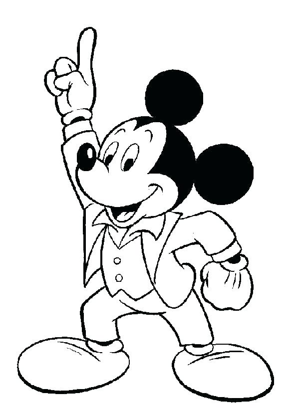 595x842 Mickey Printable Coloring Pages Mickey Mouse Coloring Template