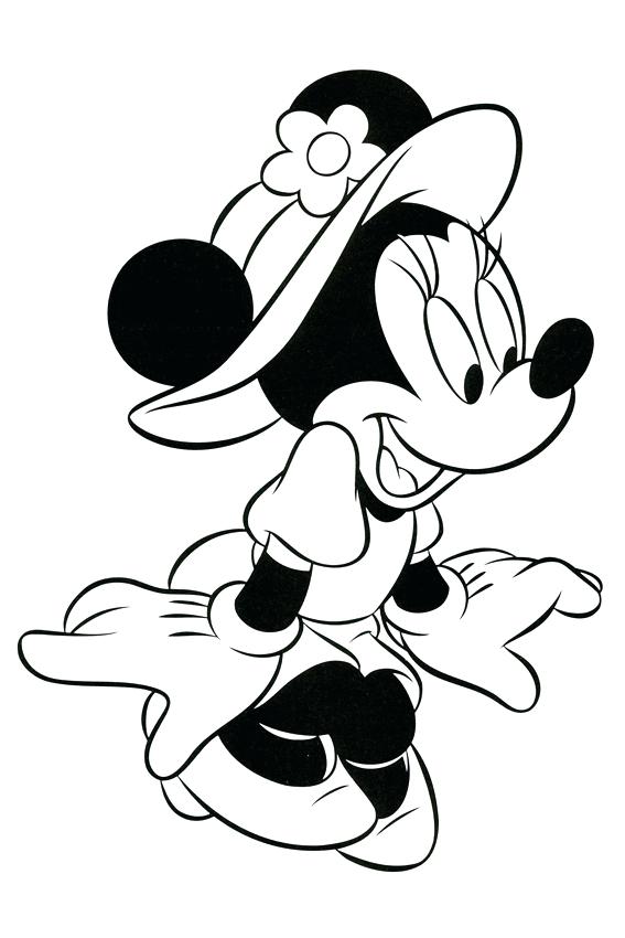 567x850 Mini Mouse Coloring Pages Mouse Coloring Pages Free Mickey Mouse