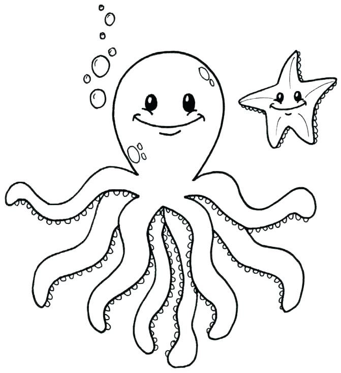 671x733 Coloring Page Octopus Professor Inkling Octopus Of The Coloring