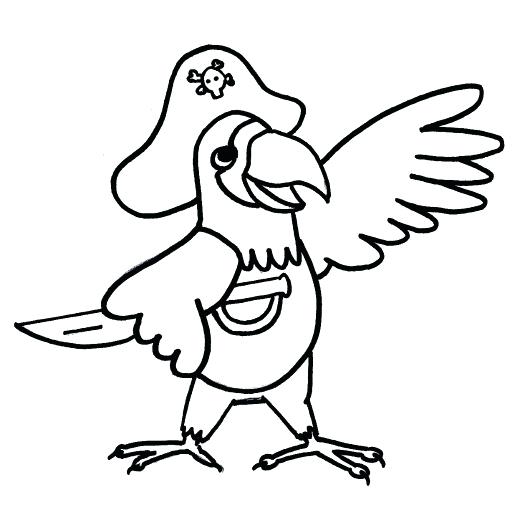 520x530 Parrot Coloring Page Parrots Coloring Pages Coloring Pages