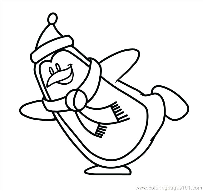 650x611 Free Cartoon Penguin Coloring Pages Cute Fuhrer Von