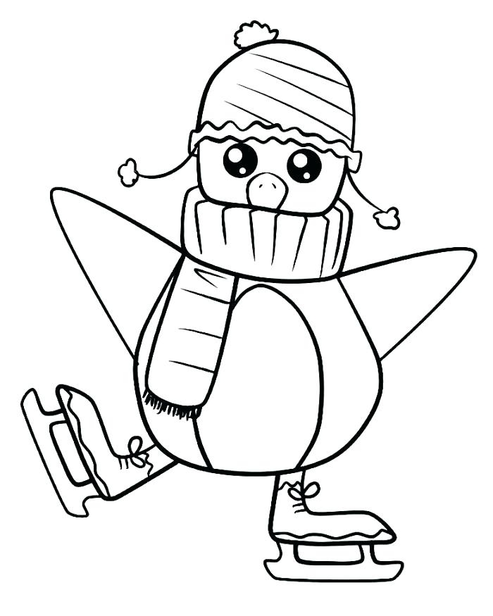 700x875 Penguin Coloring Pictures Baby Penguin Coloring Pages Cartoon