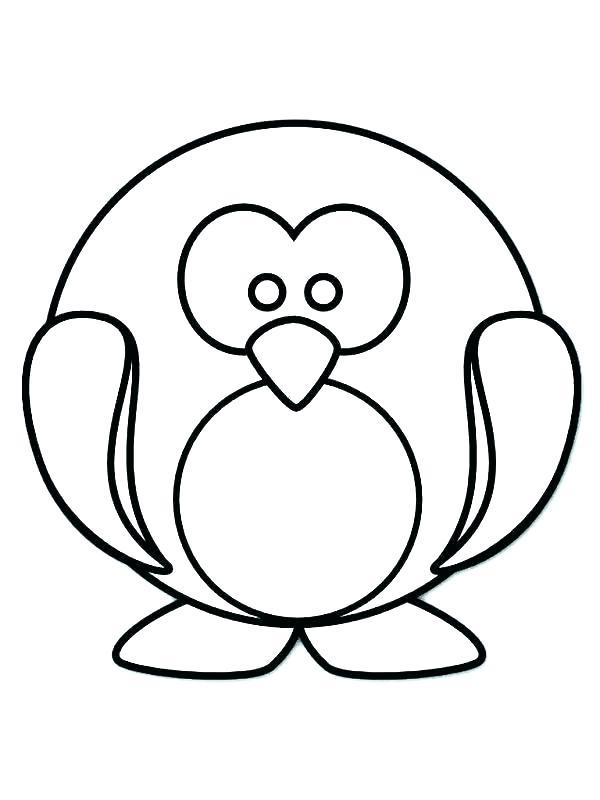 600x800 Penguins Coloring Page