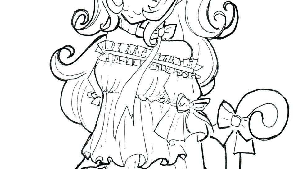 960x544 Anime Girl Coloring Pages With Hat Free Printable Cartoons Free