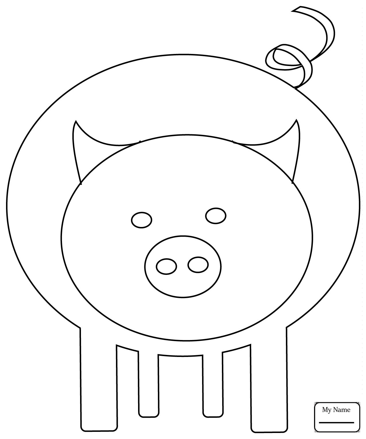 1275x1530 New Cartoon Pig Coloring Pages Gallery Printable Coloring Sheet