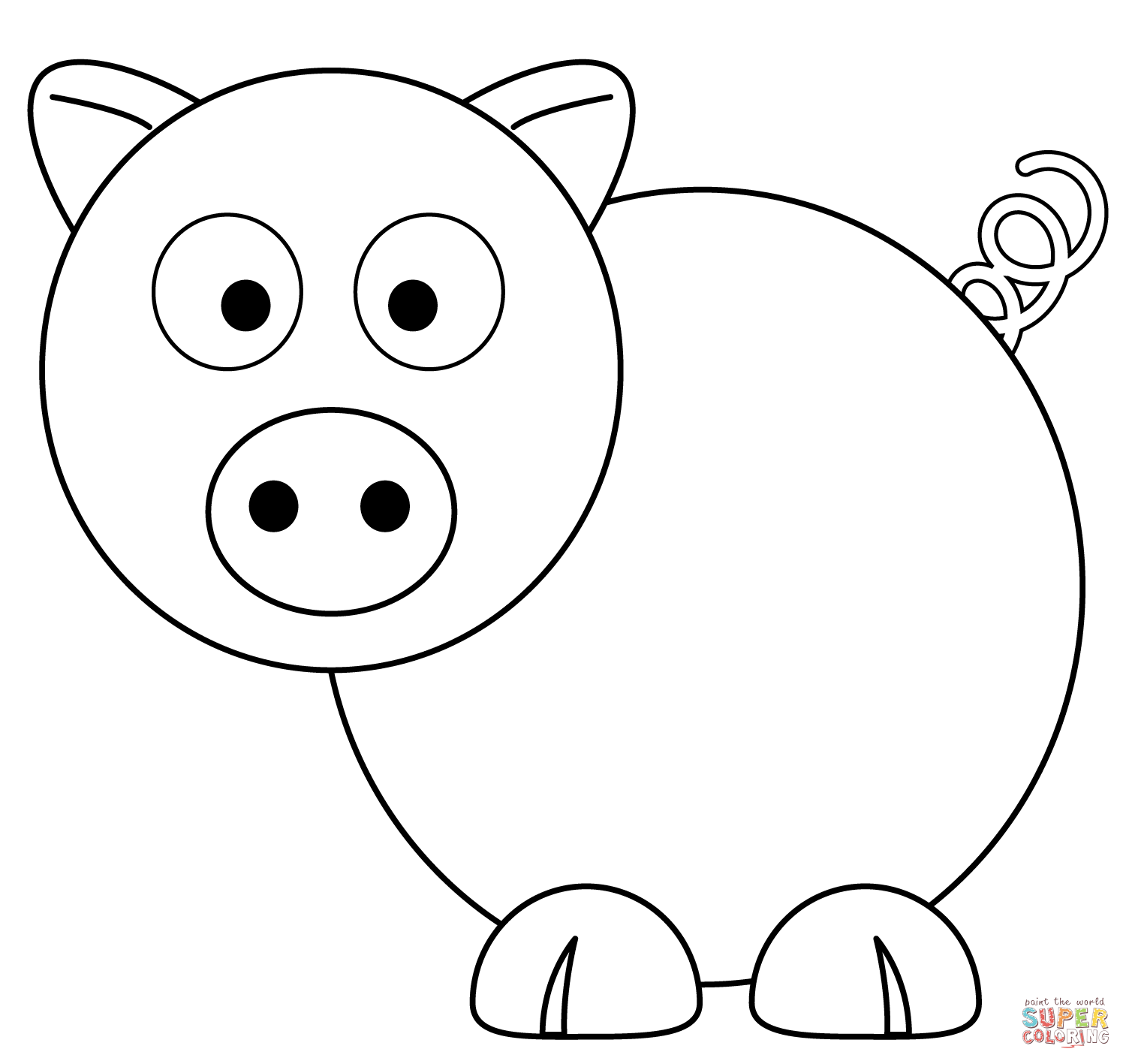 1500x1417 Pig Coloring Pages Free Coloring Pages Piggy Coloring Pages