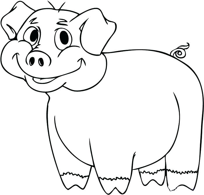 700x669 Cartoon Pig Coloring Pages Pig For Coloring Cartoon Pig Coloring