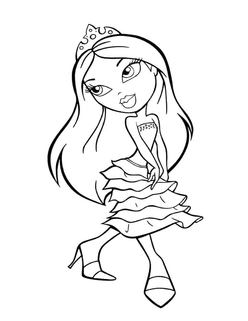 820x1060 Coloring Pages Printable Princess Coloring Pages Cute Cartoon