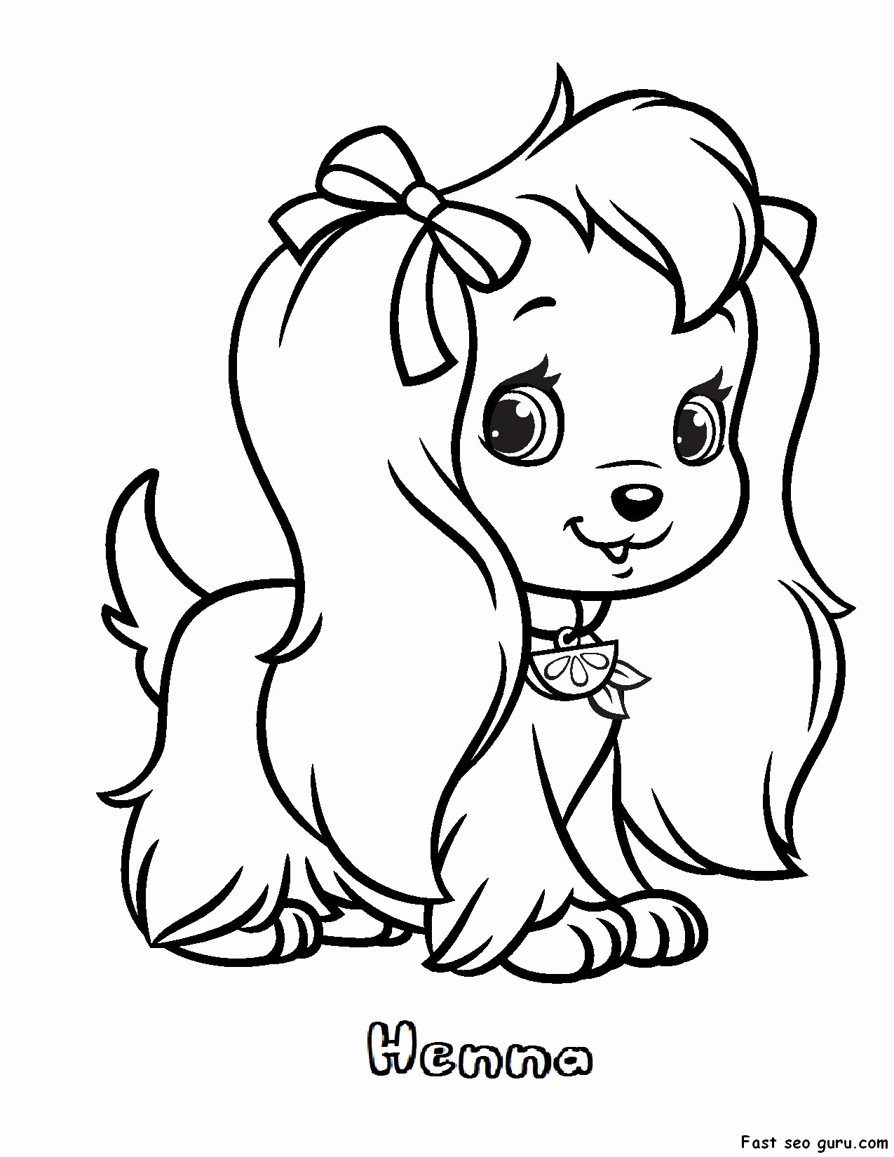 1275x1650 Coloring Pages That You Can Print Awesome Cartoon Puppy Coloring