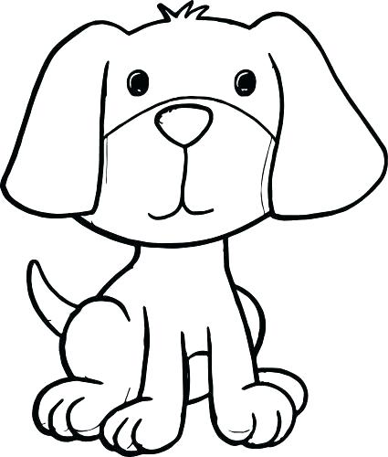 425x500 Baby Puppies Coloring Pages