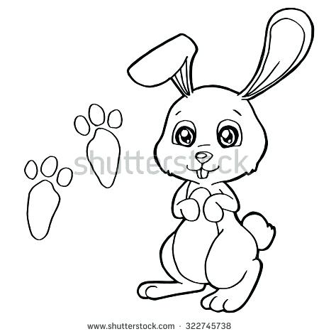 450x470 Rabbits Coloring Pages