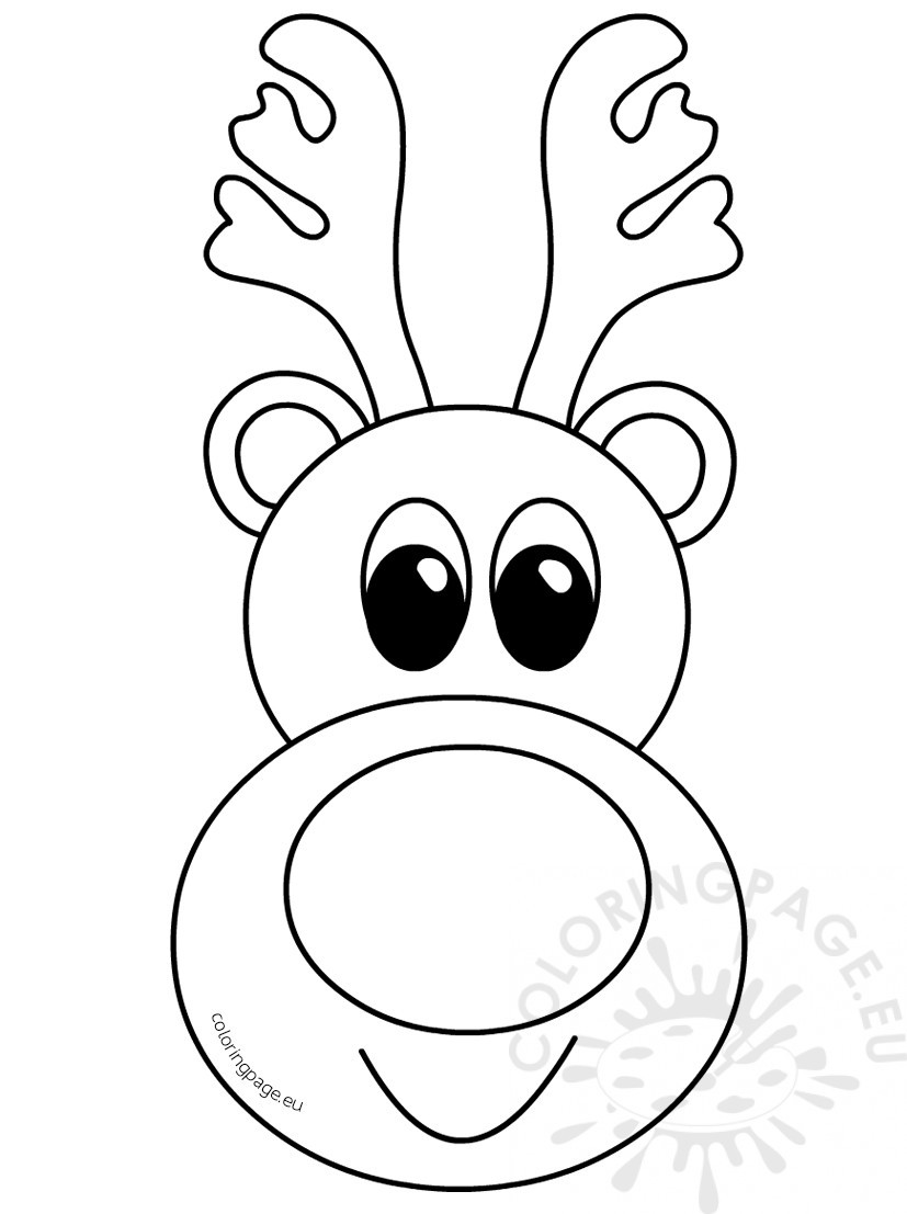 827x1107 Enchanting Cute Reindeer Coloring Pages Sketch Framing Fair Mosm