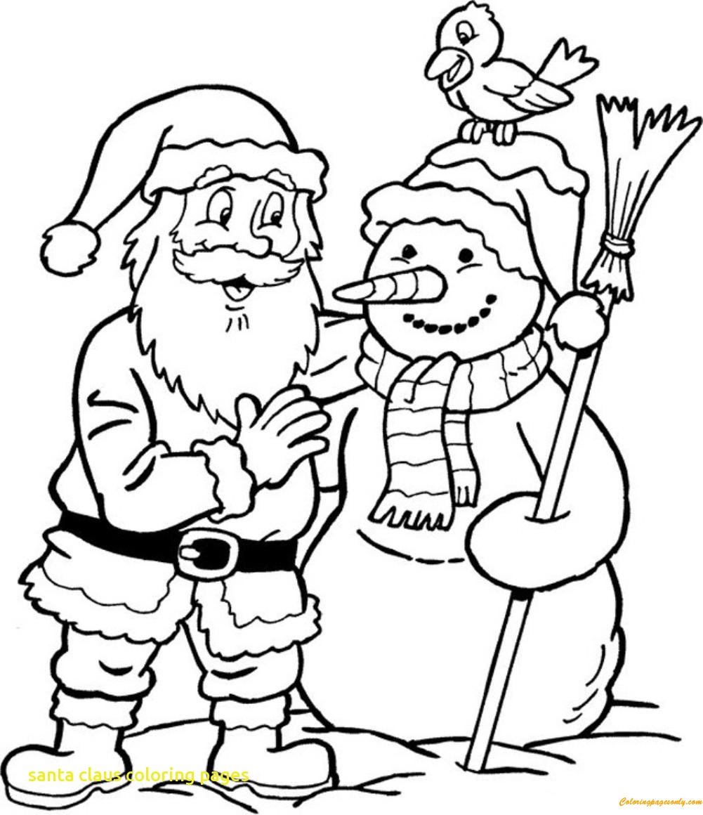 1001x1160 Santa Claus Coloring Pages Co Throughout