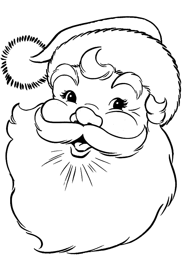 640x900 Santa Claus Coloring Pages Free Printables Free