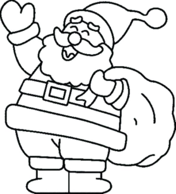 580x638 Best Santa Templates Shapes Crafts Colouring Pages Free Cartoon