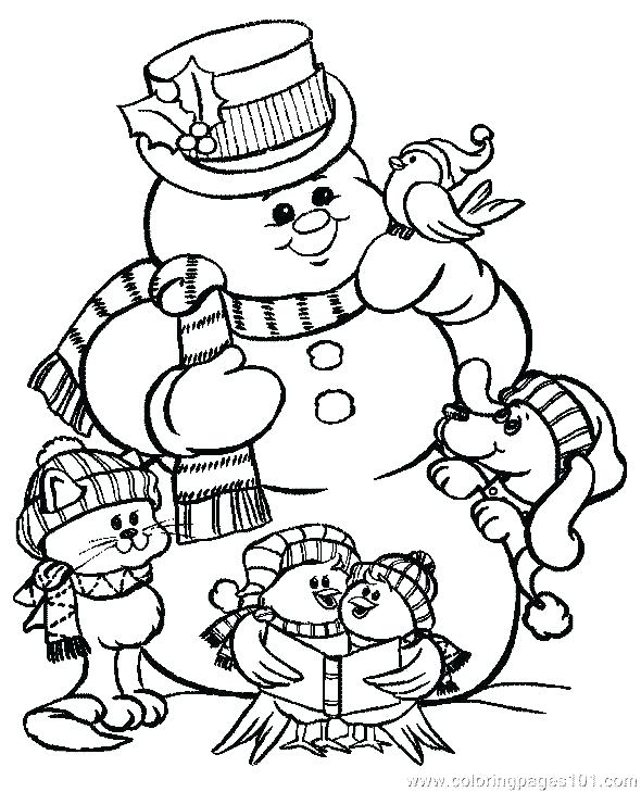 590x729 Snow Man Coloring Pages Snowman Coloring Paper As Well As Snowmen