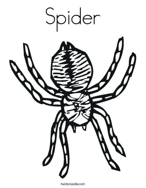 468x605 Spider Coloring Pages Cartoon Spider Coloring Page