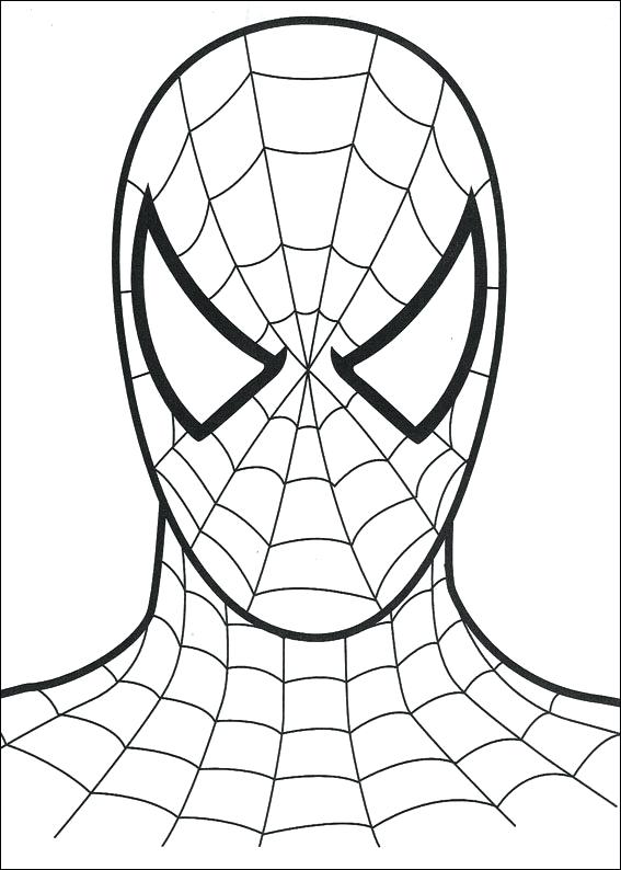 567x794 Spiderman Cartoon Coloring Pages Detail Coloring Pages Of Mask