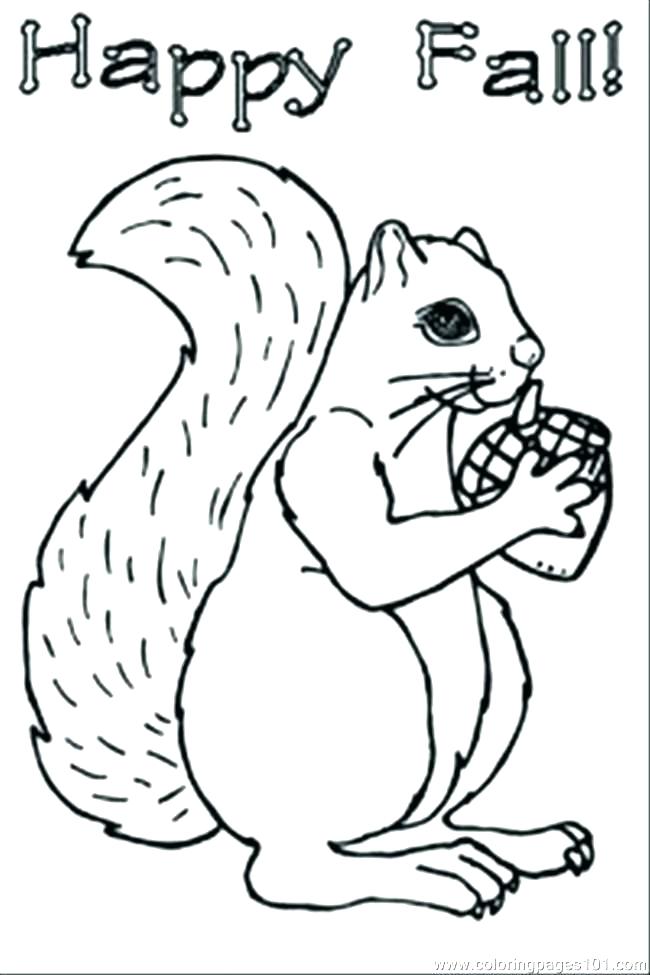 650x975 Acorn Coloring Page