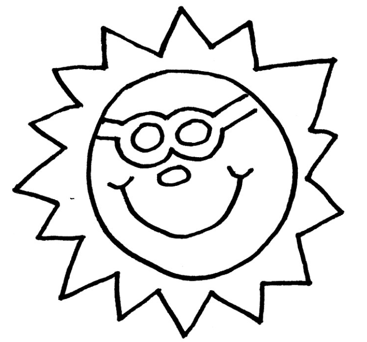 743x692 Sun Coloring Page Coloring Book