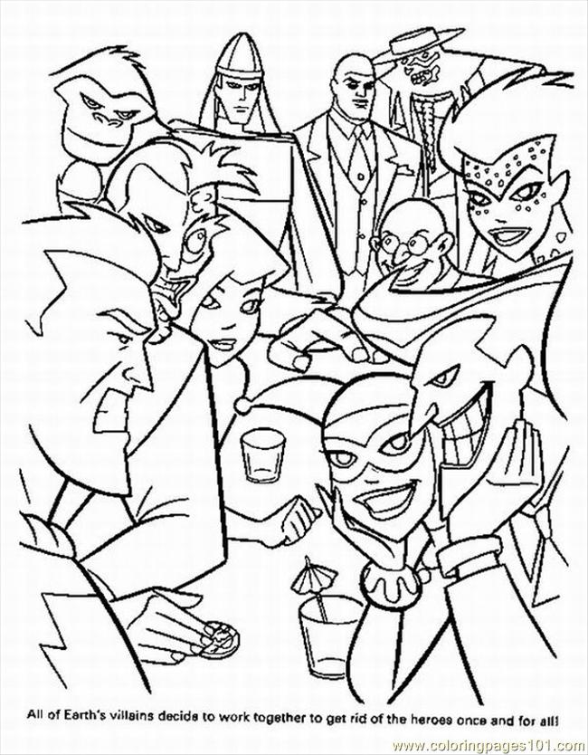 650x834 Superhero Printable Coloring Pages