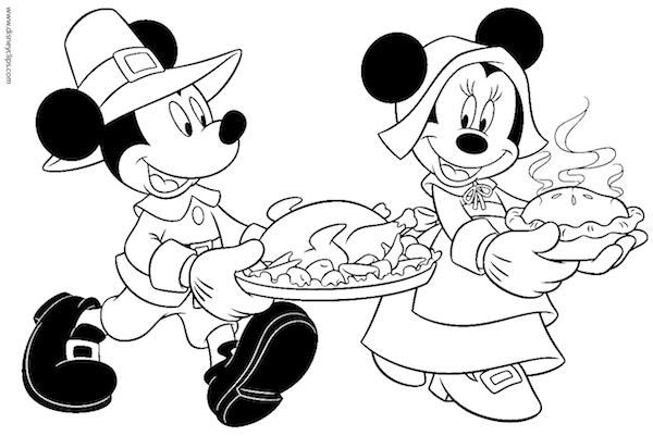600x401 Trendy Ideas Thanksgiving Coloring Pages Disney Characters