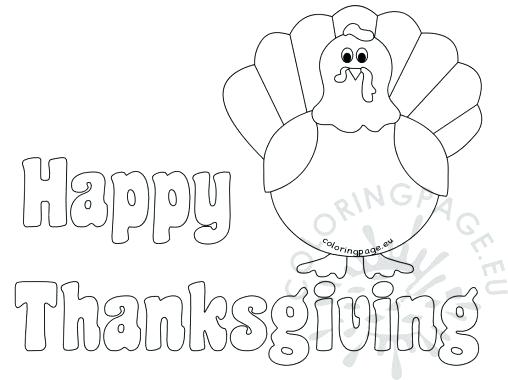 508x380 Thanksgiving Coloring Page