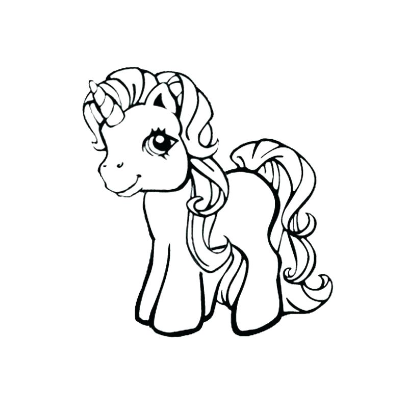 800x800 Cute Unicorn Coloring Pages