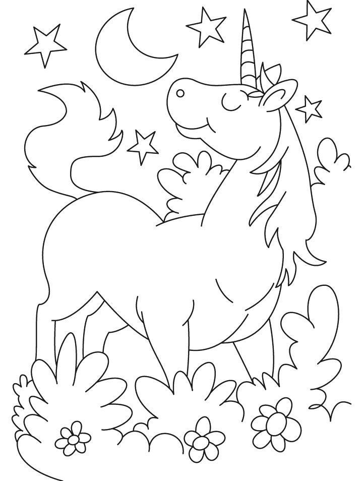 720x954 Cartoon Unicorn Coloring Pages Download Free Cartoon Unicorn