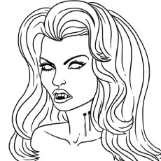 230x230 Top Free Printable Vampire Coloring Pages Online