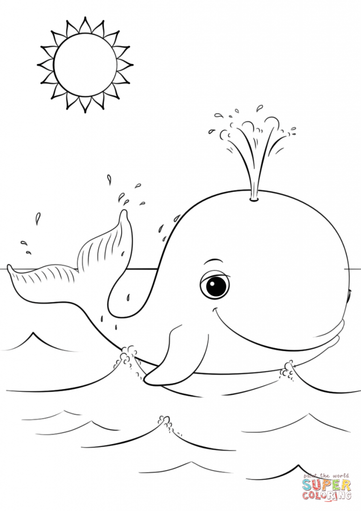724x1024 Whale Coloring Pages
