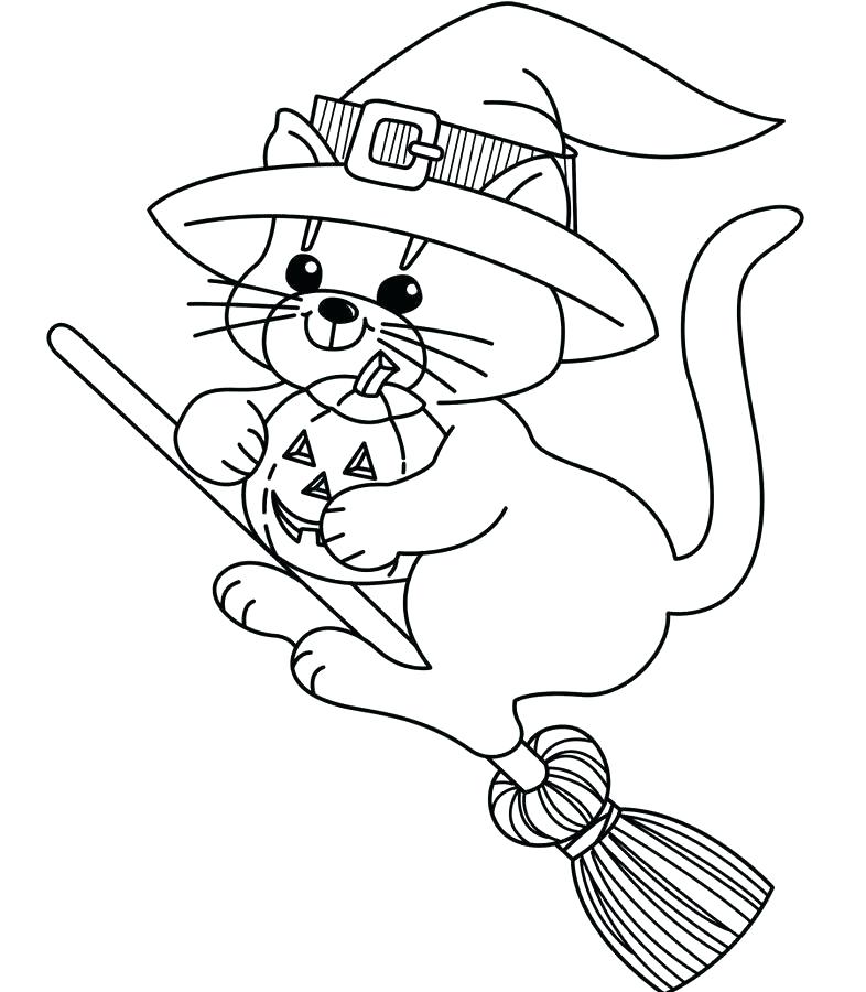 786x900 Witch Coloring Pages Free X Free Printable Halloween Witch