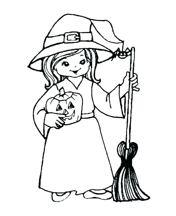 Cartoon Witch Coloring Pages at GetDrawings | Free download