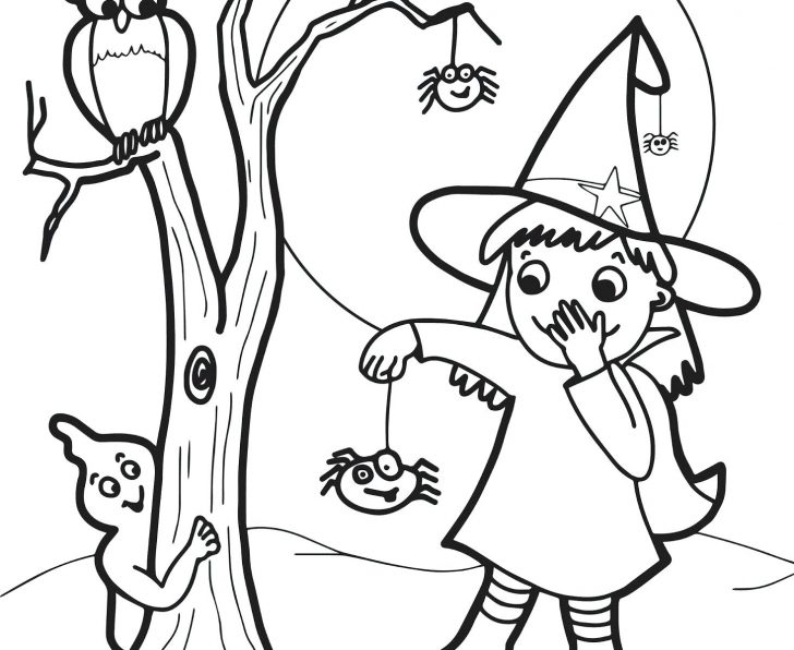 728x596 Witch Coloring Sheet Face Pages Free Printable Kids For Adults