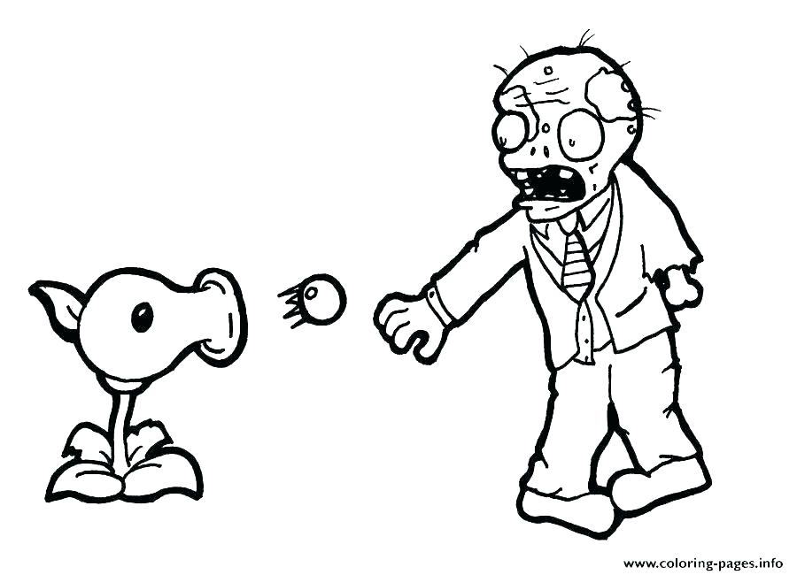 900x650 Scary Zombie Coloring Pages