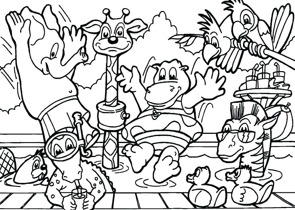970x690 Free Printable Cartoon Zoo Animals Printable Zoo Animal Coloring