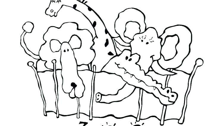 750x425 Animal Coloring Pages Printable Cartoon Animal Coloring Pages Cute