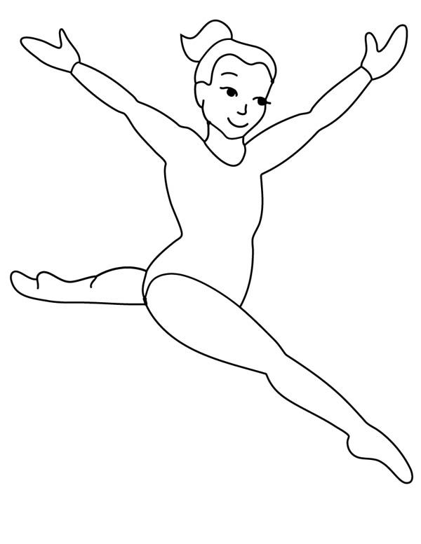 600x776 Best Coloring Pages Images On Gymnastics