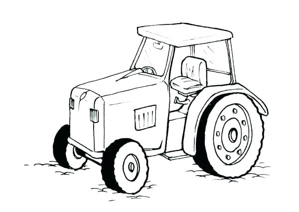 600x425 Coloring Pages Tractors Coloring Home Tractor Coloring A John