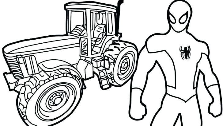 728x410 Coloring Pages Tractors Medium Size Of Tractor Coloring Book