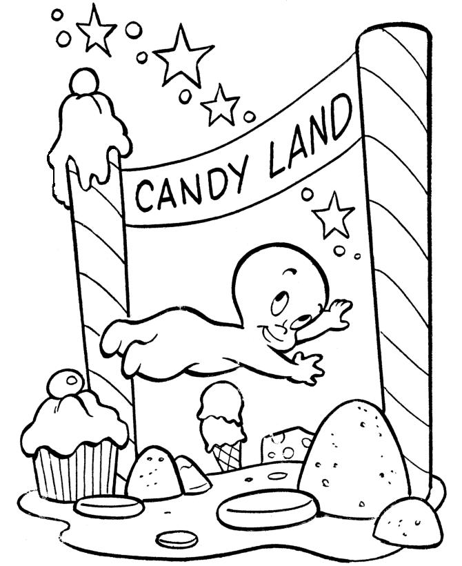 670x820 Casper Coloring Page