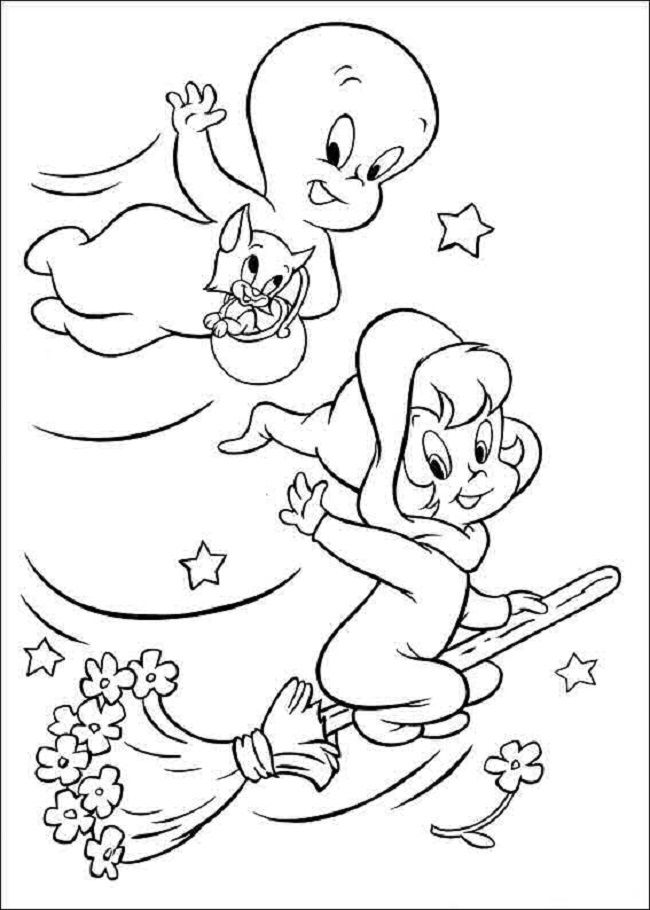 650x910 Casper Wendy Coloring Pages Coloring Pages